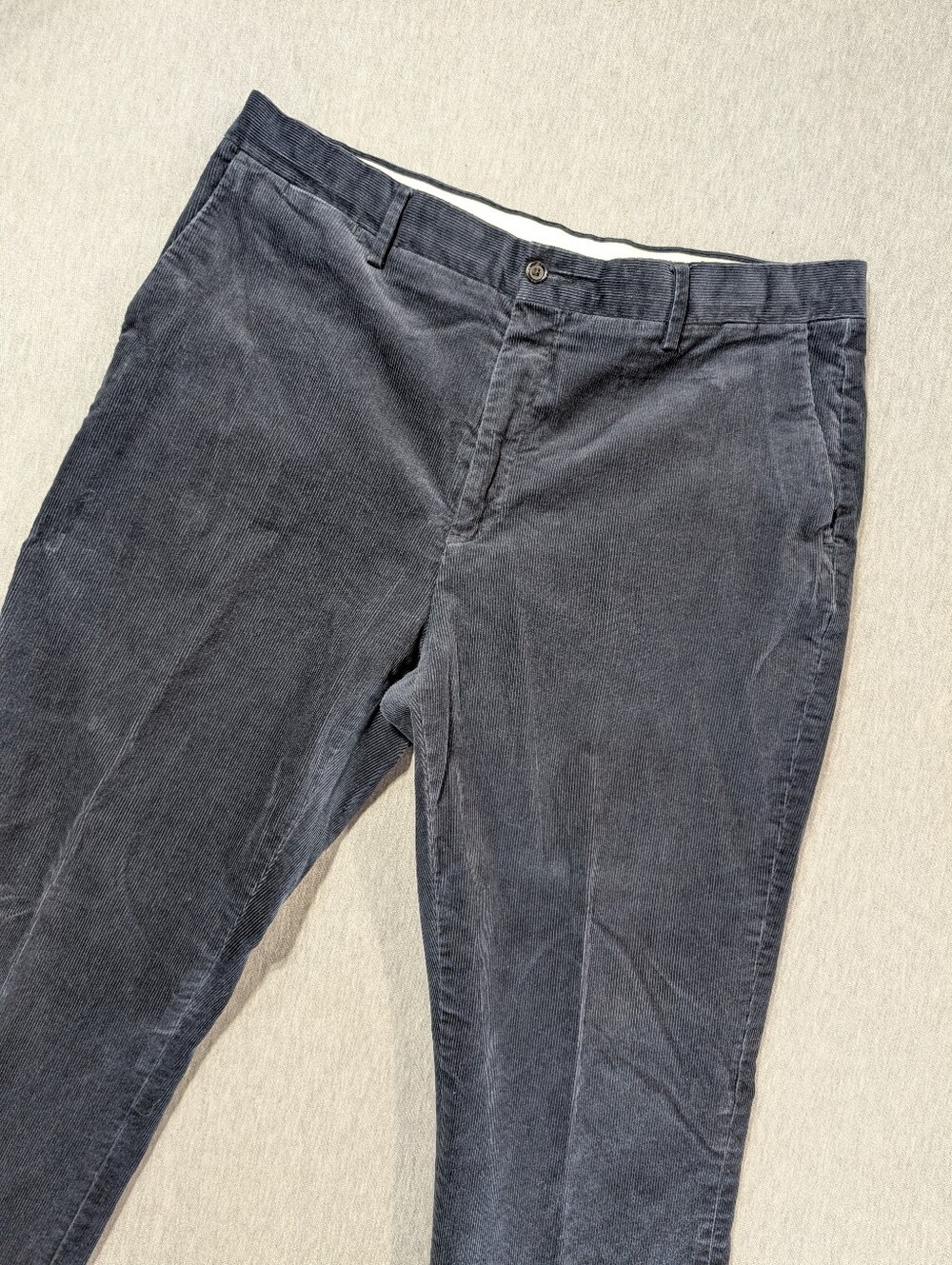 Polo Ralph Lauren Stretch Classic Fit Corduroy Pants Men's 36 X 32 Navy Blue